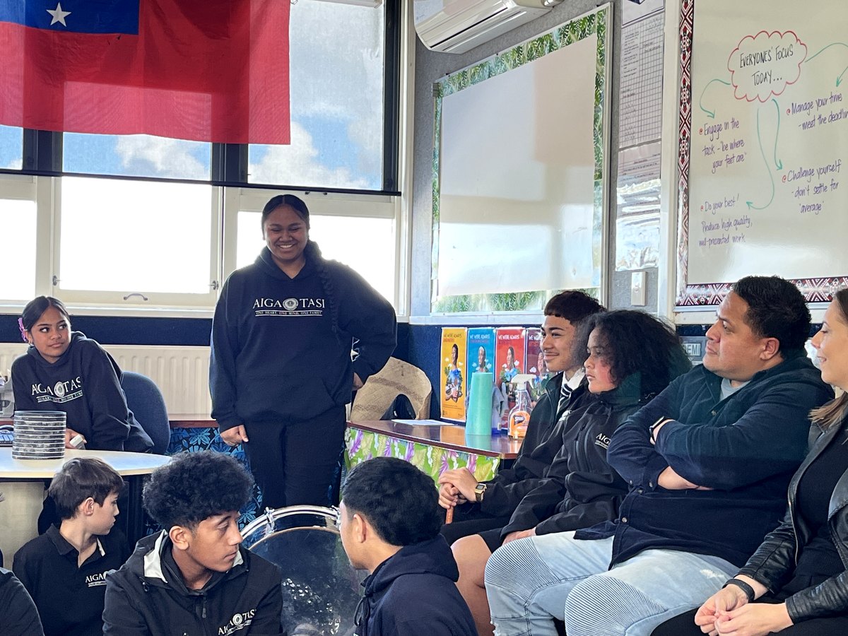WIE students practising English conversation